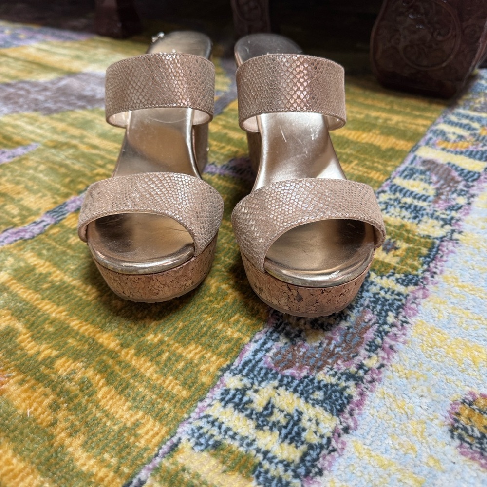 Jimmy Choo Gold Women's Sandals